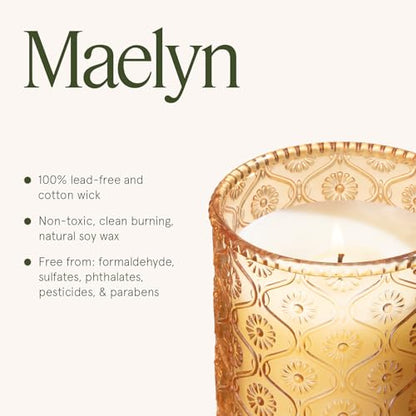 LA JOLIE MUSE Yuzu Neroli Scented Candles for Home, Natural Soy Wax 40 Hrs | Luxury Fresh Jar Candle, Clean Non Toxic, Gift for Women & Men, Spring Summer Candles, Pretty Candle, Citrus Orange Spearmint - color: Yuzu & Neroli Blossom