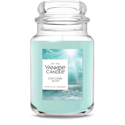 Yankee Candle Catching Rays Scented Candle, 22oz Large Jar with up to 150 Hour Burn Time, Giftable - color: Catching Rays, size: 22 oz