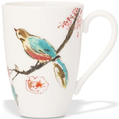 Lenox Simply Fine Chirp Mug, White - - style: Mug