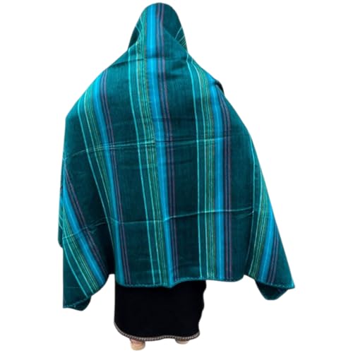 Alpaca Wool Throw Blanket 95 x 65 Inches | Large Warm Ultra-Soft Blanket | Hypoallergenic, Breathable, Non-Itchy Alpaca Wool Fabric | (Turquoise Green, Queen - color: Turquoise Green, size: Queen (95" x 65")