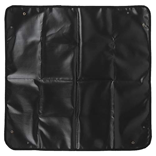 Gardening Mat, Foldable Repotting Mat with Oxford Cloth for Indoor Balcony Grassland Nursery Potting Transplanting, Easy to and Carry (Black) - color: Black
