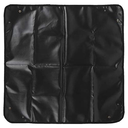 Gardening Mat, Foldable Repotting Mat with Oxford Cloth for Indoor Balcony Grassland Nursery Potting Transplanting, Easy to and Carry (Black) - color: Black