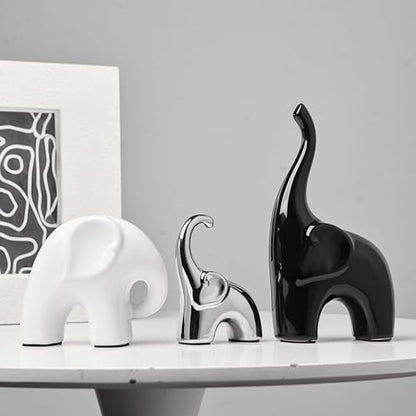XINXUAN 3PCS Elephant Ornament- Gifts for Women,Wife,Wedding Anniversary - size: A-3PCS elephant