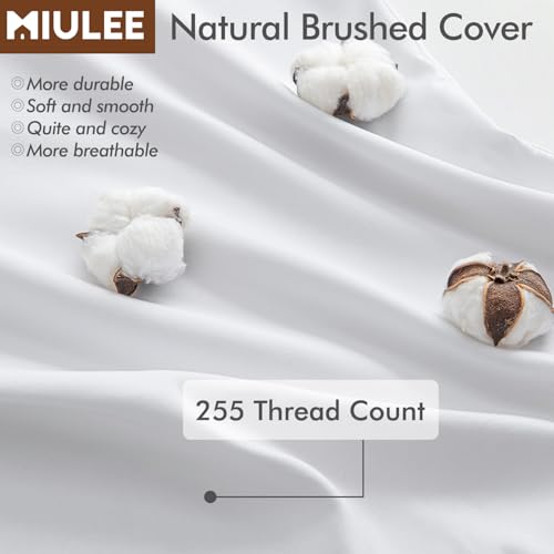 MIULEE 20x20 Pillow Insert, Premium Throw Pillow with Virgin Fiber Filling | Soft and Support, Durable Brushed Fabric, Decorative Pillow for Sofa Bed Couch - size: 20x20 Inch (Pack of 1)