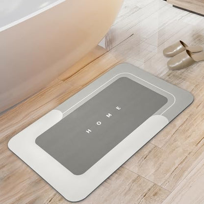 Housego Absorbent Bath Mat, Quick Dry Bath Rug, Non-Slip, 15.7x23.6 Inch, Beige - color: Beige, size: 1 Rectangular Piece (15.7" x 23.6")