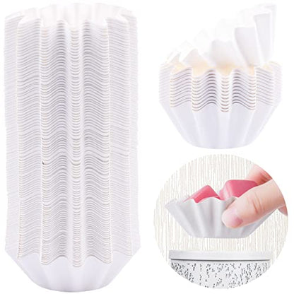 Wax Melt Warmer Liners Reusable & Leakproof Candle Warmer Liners Wax Tray for Scented Wax,Electric Wax Warmers, Plug in Warmers, Candle Warmer,Wax Melter and Wax Burner (White, 100PCS) - color: White, size: 100PCS