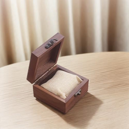 Walnut Wood Box for Crafts, Jewelry Box and watch box Wooden Keepsake Box Gift (Walnut) - color: Walnut