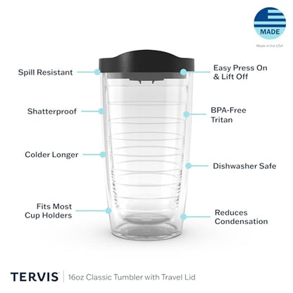Tervis Inkreel The Heavens Made in USA Double Walled Insulated Tumbler Travel Cup Keeps Drinks Cold & Hot, 16oz, Classic - color: 16oz Classic Tumbler with Travel Lid, style: Inkreel - The Heavens