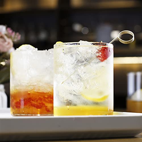 LUXU Drinking Glasses,2pc Thin Highball Glass 15 oz,2 pc Tall Glass19 oz | Lead-Free Glassware,Clear Everyday Drinkware,Water Glasses,Mojito Glass Cups,Bar Glassware,and Mixed Drink Cocktail Glass Set - style: 15 OZ + 19 OZ