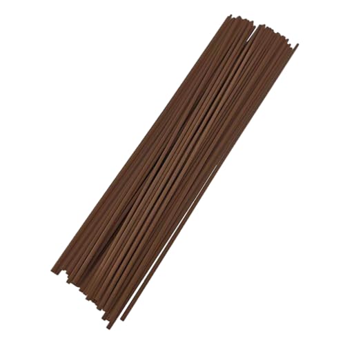 50PCS Brown Fiber Reed Diffuser Sticks 12 Inch Long 3mm Diameter Strong Absorption Refill Replacement Reeds for Diffuser Stick Essential Oil Scented Aroma Fragrance Rod for Home Office Spa - color: Brown, size: 3mm×30cm-50 PCS