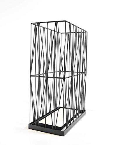 Mango Steam Pluvian Soakstone Umbrella Holder (Rectangle, Black) - color: Black, size: Regular Rectangle