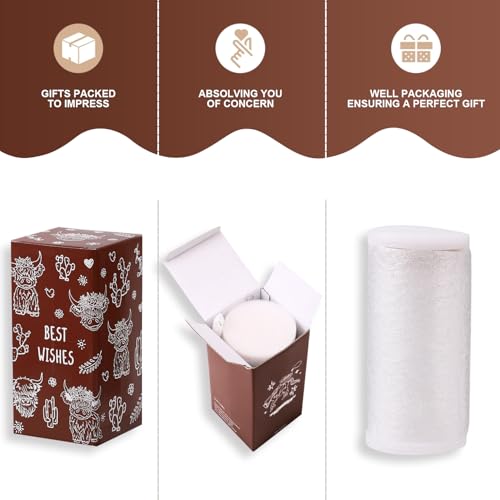 Highland Cow Gifts for Women, Glass Cups with Lid and Straw | Cute Cow Print Iced Coffee Tumbler for Cow Lovers Thanksgiving Christmas Birthday Mothers Day for Friend Teens Stuff 16oz - style: Highland Cow