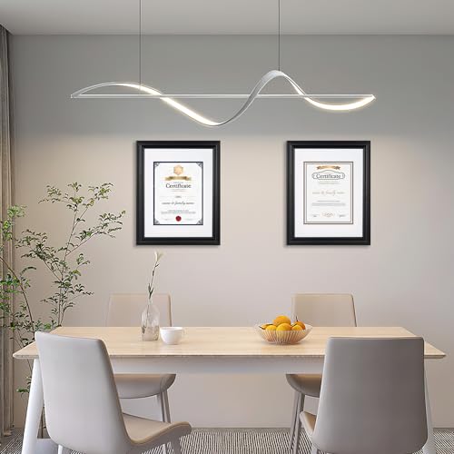 2 Pack 11x14 Picture Frames Black, Display Picture 8 x 10 with Mat, Photo Frame for Wall Gallery Mounting - color: Black, size: 11x14-2P