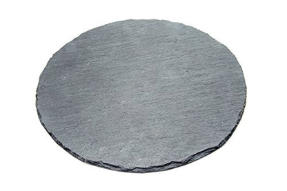 Fox Run 3808 Slate Cheese Board, Round Gray, 12 x 12 x 0.25 inches - style: Cheese Board, Round