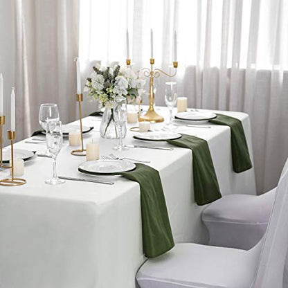 Bailarina Cloth Napkins Set of 80,17x17 inches Dinner Napkins Cloth Washable,Polyester Square Table Cloth Napkin Bulk with Hemmed Edges Ideal for Banquets, Parties and Weddings-Willow - color: Willow