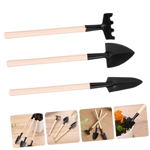 VALICLUD 9pcs Mini Garden Tool Set Rake, Trowel, and Shovel for Transplanting, Cultivating, and Potted Plants – Small Handheld Gardening Tools for Bonsai, Succulents, and Indoor Plant Care