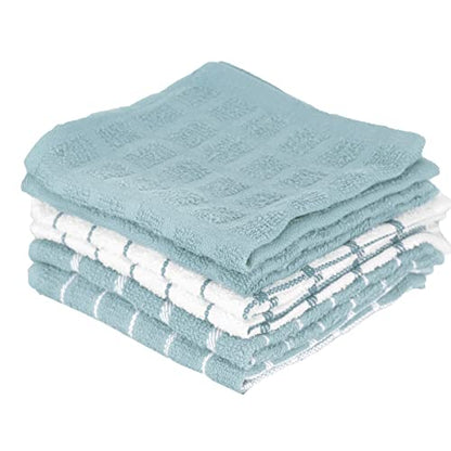 Ritz 100% Terry Cotton, Highly Absorbent Dish Cloth Set, 12” x 12”, 6-Pack, Dew - color: Dew, size: 6-Pack - Dish Cloths
