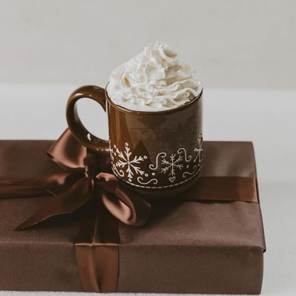 Sweet Water Decor Gingerbread Coffee Mug, 14oz Stoneware Christmas Mug, Dishwasher & Microwave Safe, Large Holiday Winter Cup for Coffee, Tea & Hot Chocolate, Stocking Stuffer Gifts for Women - style: Gingerbread