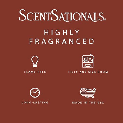 Scentsationals Warm Apple Pie Scented Wax Melts 10oz (24 Cubes) | Apple, Cinnamon, & Flaky Pastry Long Lasting Fragrance Melts for Scented Wax Warmers - style: Warm Apple Pie