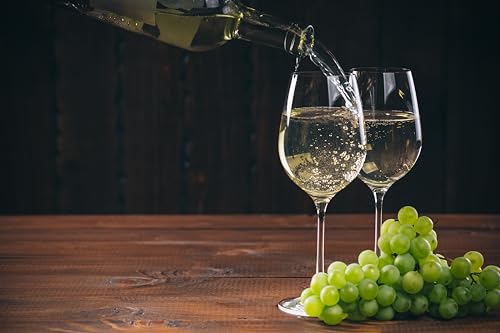 Ravenscroft Wine Glasses, Made in Europe, Sheer/Thin Rim, 100% Lead-Free Crystal, Dishwasher-Safe (Universal Wine Glasses)