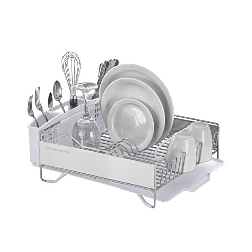 Kitchenaid Stainless Steel Full Dishrack, Size, Satin White - color: White, size: Full Size