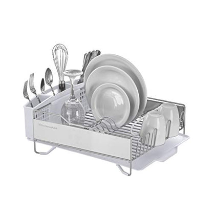 Kitchenaid Stainless Steel Full Dishrack, Size, Satin White - color: White, size: Full Size