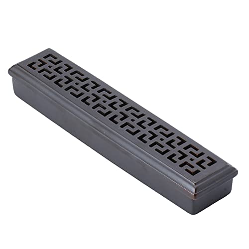 CEREMONY Incense Holder for Sticks, Ceramic Insence-Stick Holder Ash Catcher, Incense Holder Timkburner for Meditation Yoga Spa Room Incense Holder (Mesh-Brown) - color: Mesh-brown