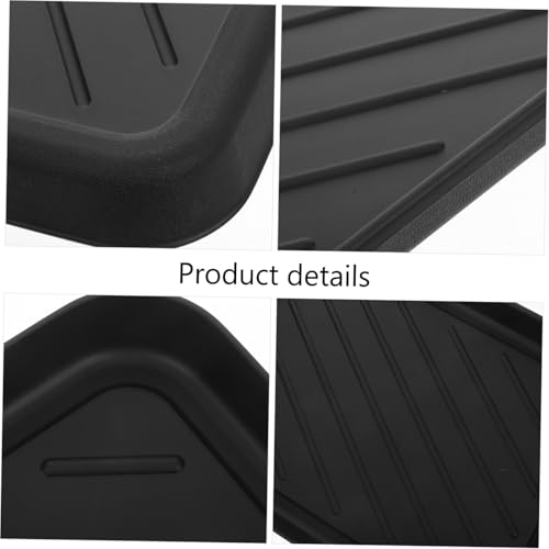Levemolo 2pcs Shoe Pads Plastic Shoe Tray Raised Edge Heavy Duty Boot Mat for Garage Entryway Pet Feeding Trays Multi-use