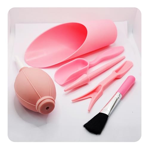 6Pcs Mini Succulent Tools Set, Garden Hand Tools Kit for Indoor Plant Care, Succulent Bonsai Miniature Garden Tool Set, Small Gardening Tools for Transplanting Digging Planting, Pink - style: Pink