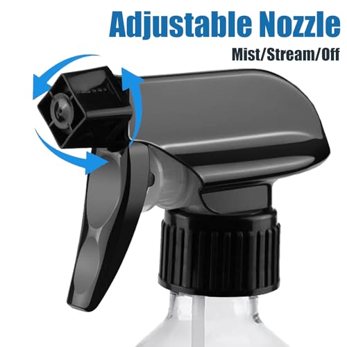 Plastic Spray Bottles for plant - 1Pack/10oz/300ml - Small Spray Bottles | Mist Stream - No Clog No Leak, Easy to Grip with Adjustable Nozzle for Hair, Cooking, Cleaning - BPA Free - size: 10 Ounces