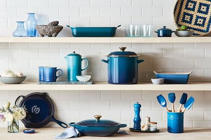 Le Creuset Stoneware & Silicone 5pc. Utensil Crock Set, Marseille - color: Marseille
