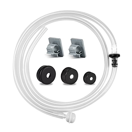 Yofidra Sink Soap Dispenser Extension Kit: Under Sink Dish Soap Dispenser with 47" Tube Hose and Check Valve for Prevent Backflow Countertop Kitchen Sink Accessories - color: White, size: 47" (Pack of 1)