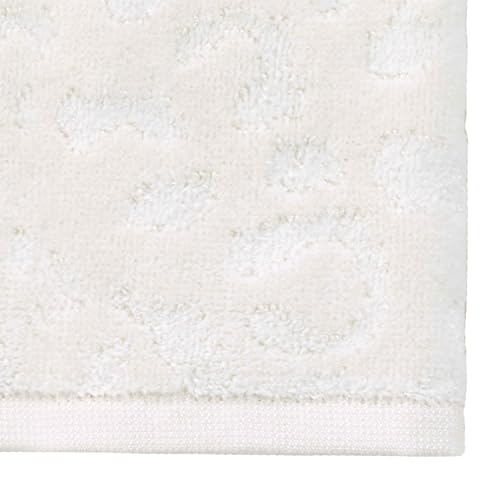 Nicole Miller - Washcloths, Soft & Absorbent Cotton Towels, Dorm Room Essentials, Set of 4 (Celina Collection, Cream) - size: 4pc Washcloths