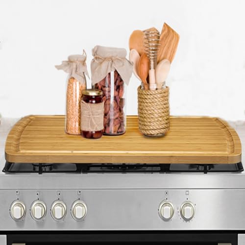 GAOMON 30 x 20 In Extra Large Bamboo Wood Cutting for Kitchen, Large Chopping Board, Stove Top Cover, Protector Board, Butcher Block, Charcuterie Board, Over the Sink Cutting Boards - size: 30"L x 20"W