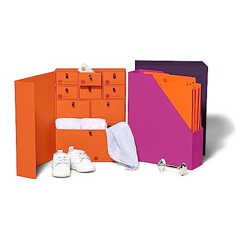 Savor I Baby Deluxe Box | Acid-Free Newborn Keepsake & Memory Organizer with 52 Labels, 9 Drawers, 8 File Folders | Gift for Pregnancy, Gift for Mom & Baby Shower, Plum, No Customization - color: Plum