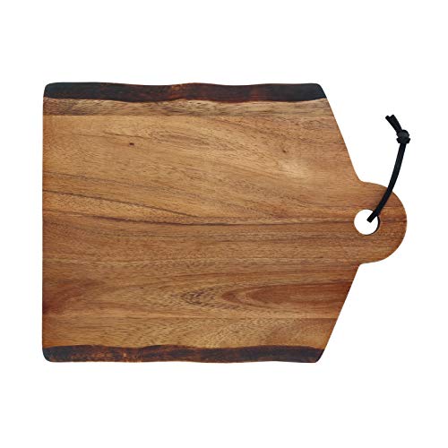 Rachael Ray Pantryware Wood Cutting Board With Handle/ Wood Serving Board With Handle - 14 Inch x 11 Inch, Brown - size: 14.7"L x 11.7"W