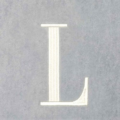 Avanti Linens - Towel Set, Soft & Absorbent Cotton, Embroidered Bathroom Decor, Set of 5 (Monogram Collection, Initial L) - style: L