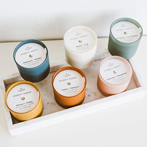 Dignity Series Scented Candle Gift Set - 6 Soy Wax Candles | 35 Hour Burn - Made in the USA Luxury Clean Soy Wax Candles - Long Lasting Colorful Ceramic Jar Candle for Home - 5.3oz - color: Gift Set
