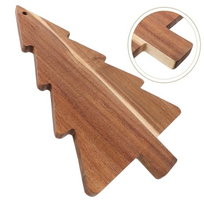 KICHOUSE Christmas Shaped Charcuterie Board Lifelike Cutting Board for Festive Decor Easy to Clean Kitchen Platter for Cheese Fruits and Vegetables Holiday Serving Tray
