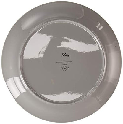 Lenox Gray Profile Stoneware 4-Piece Dinner Plate Set, 6.00 LB (892139) - size: 6.00 LB, style: Dinner Plates, Set of 4