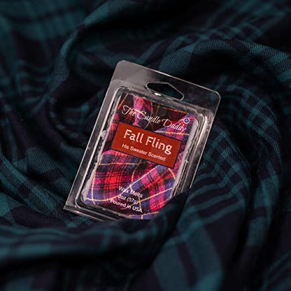 Fall Fling - "His" Sweater Scented Wax Melt - 1 Pack - 2 Ounces - 6 Cubes