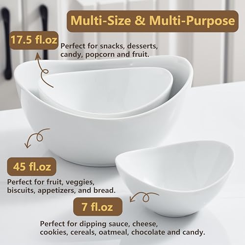 Gomakren 3 Tiered Serving Bowl Set, Chip and Dip Serving Set with Stand | Multi-Capacity Porcelain Bowls Holiday Party Display | Stable Serving Tray, Easy Store | for Fruit Appetizer Entertaining - color: Black Stand