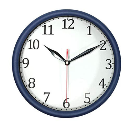 8" Silent Non-Ticking Wall Clock.Decorate Your Bedroom, Living Room, Kitchen or Office with Stylish Wall Clock