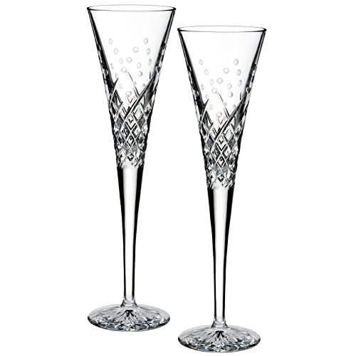Waterford Wishes Happy Celebrations Toasting Flute Pair
