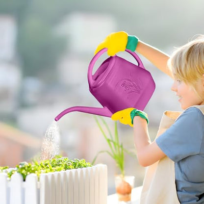 Plant Watering Can - 1/2 Gallon - Rose Red | With Long Spout for Watering-Home Indoor and Outdoor Garden - color: Rose Red