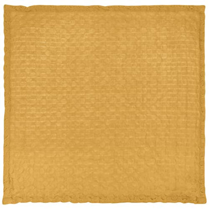 Karma Waffle Weave Dishcloth Set/Holder Sunshine - color: Yellow Sunshine