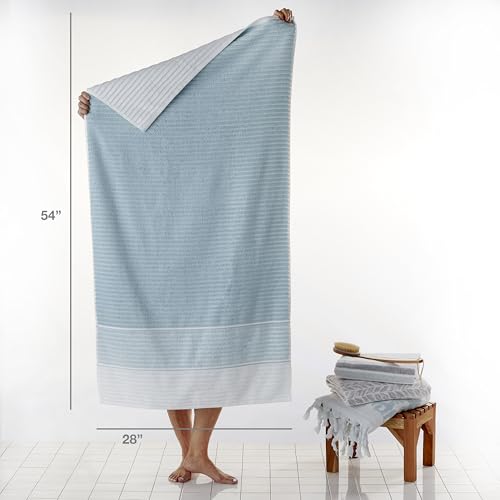 SKL Home Planet Ombre 2 Bath, 2 Hand Towel Set, Aqua - color: Planet Ombre, Aqua, style: 4-Piece Towel Set