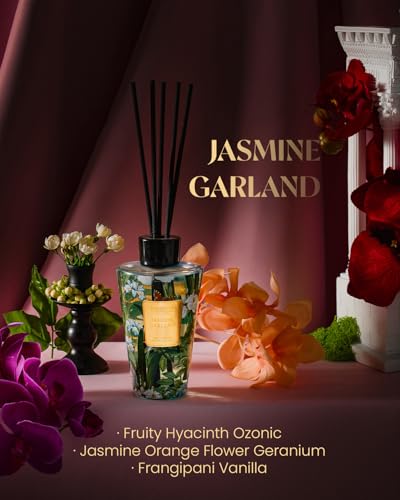 M&SENSE Reed Diffuser Set, Jasmine, 8.79 oz Natural Essential Oil | Non-Toxic Organic, Long-Lasting Fragrance, Ideal for Living Room, Bedroom, Gifts for Women - color: Jasmine