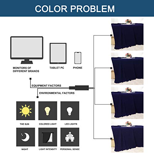 uxcell 100% Cotton Knit Throw Blanket, Cable Decors Navy Blue 47x70 - color: Navy Blue