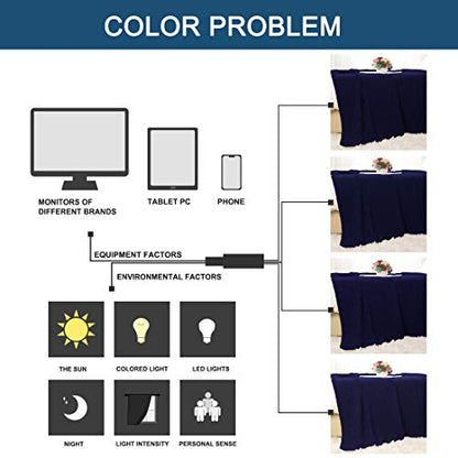 uxcell 100% Cotton Knit Throw Blanket, Cable Decors Navy Blue 47x70 - color: Navy Blue